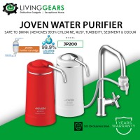 Joven JP200 Series Water Purifier Inline Filter Catridge Removes 99.9% Chlorine Rust Turbidity Sediment & Odour